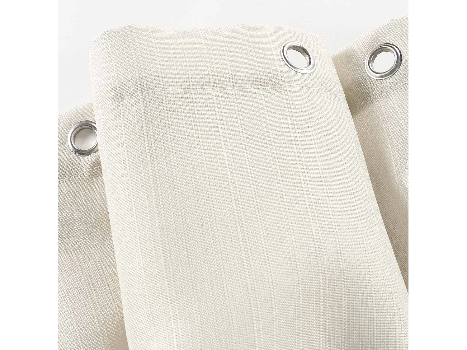 Cortina de ducha lisa con ganchos 180 x 200 cm