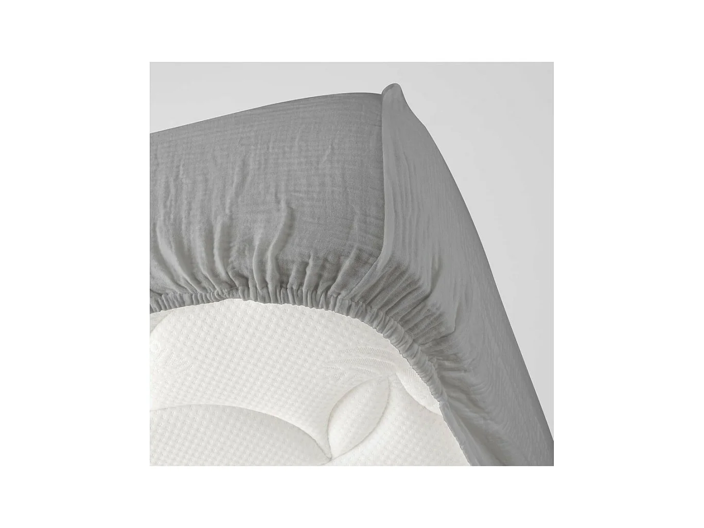 Sábana bajera de gasa de algodón 140 x 190 cm