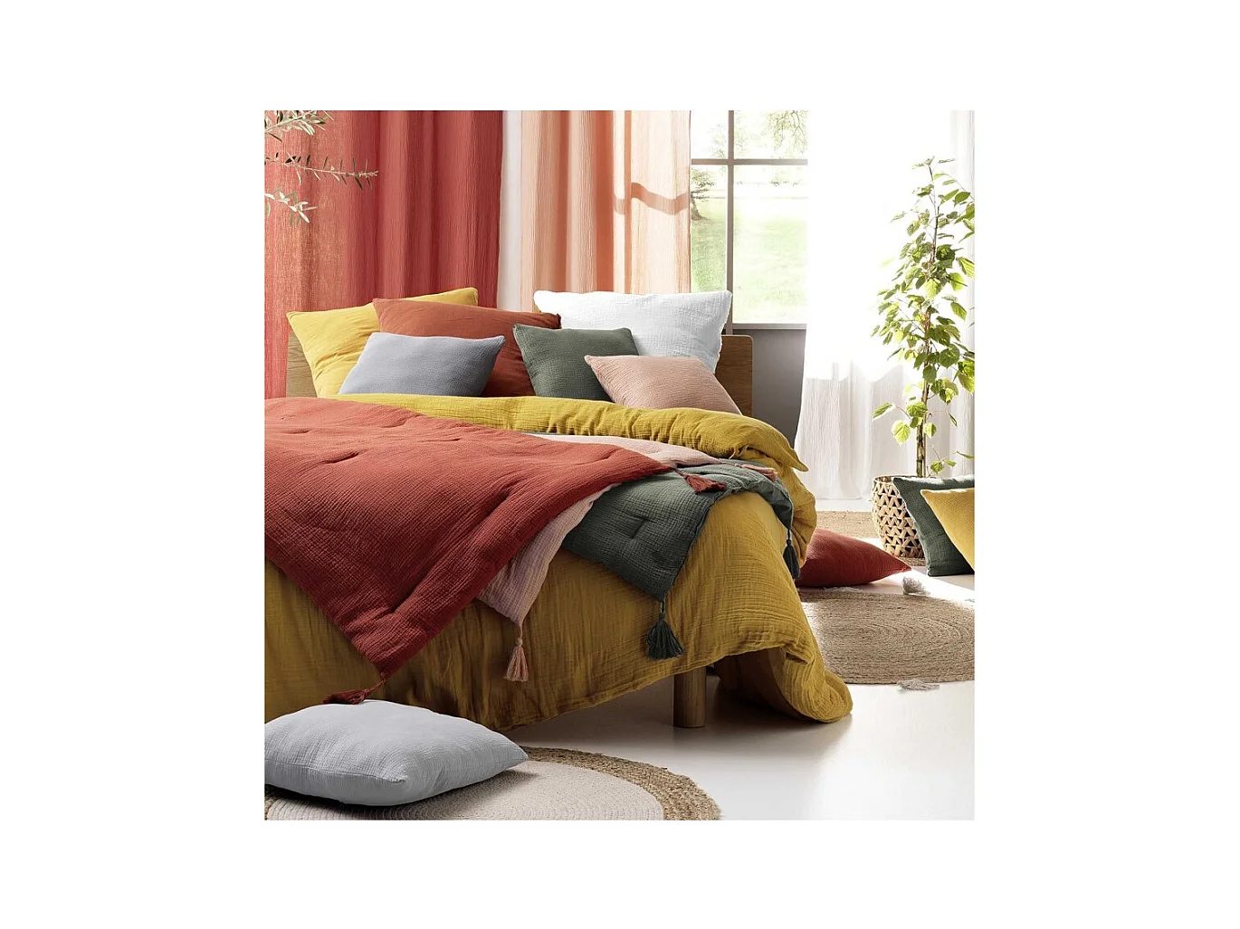 Hoeslaken Dubbele Gaze van Katoen Angelia Wit 140x190 - Zachtheid en Elegantie