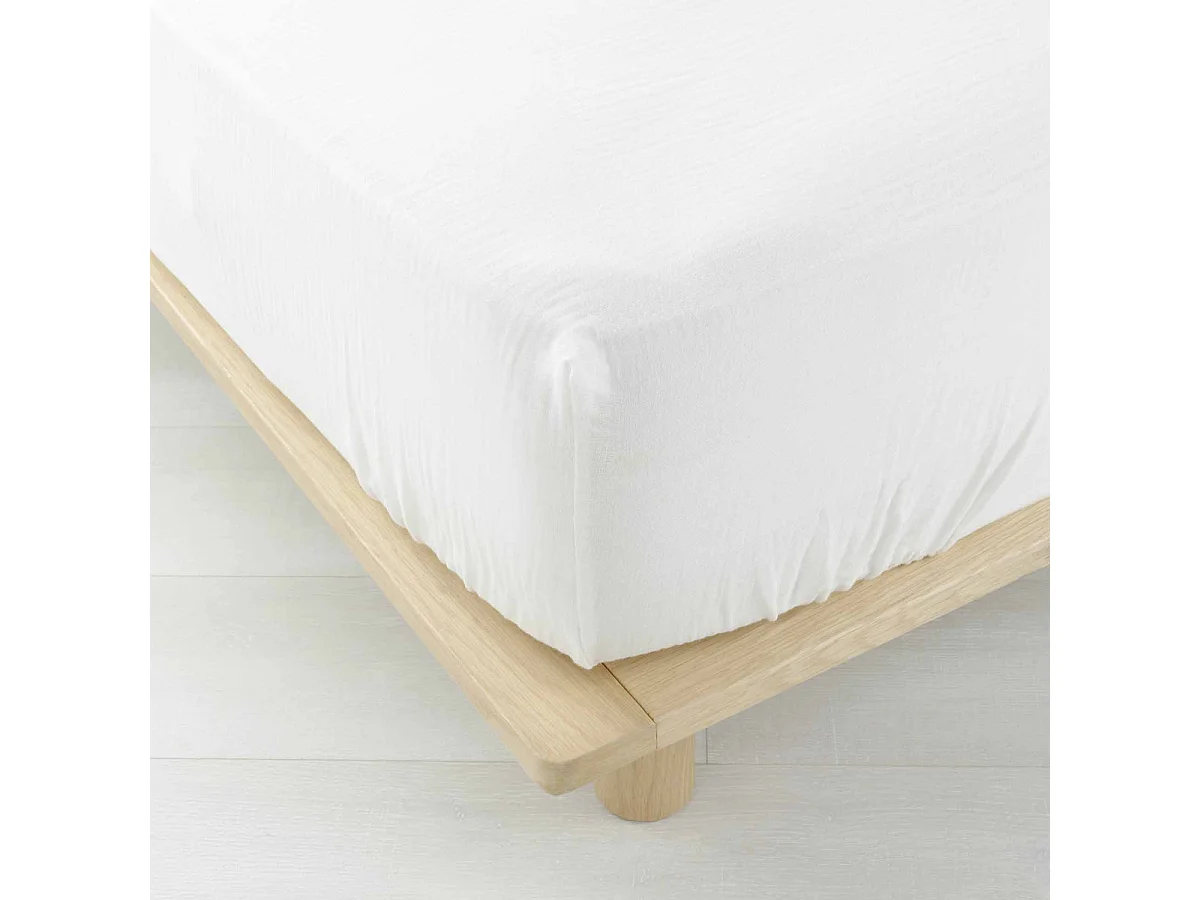 Sábana bajera de gasa de algodón 140 x 190 cm