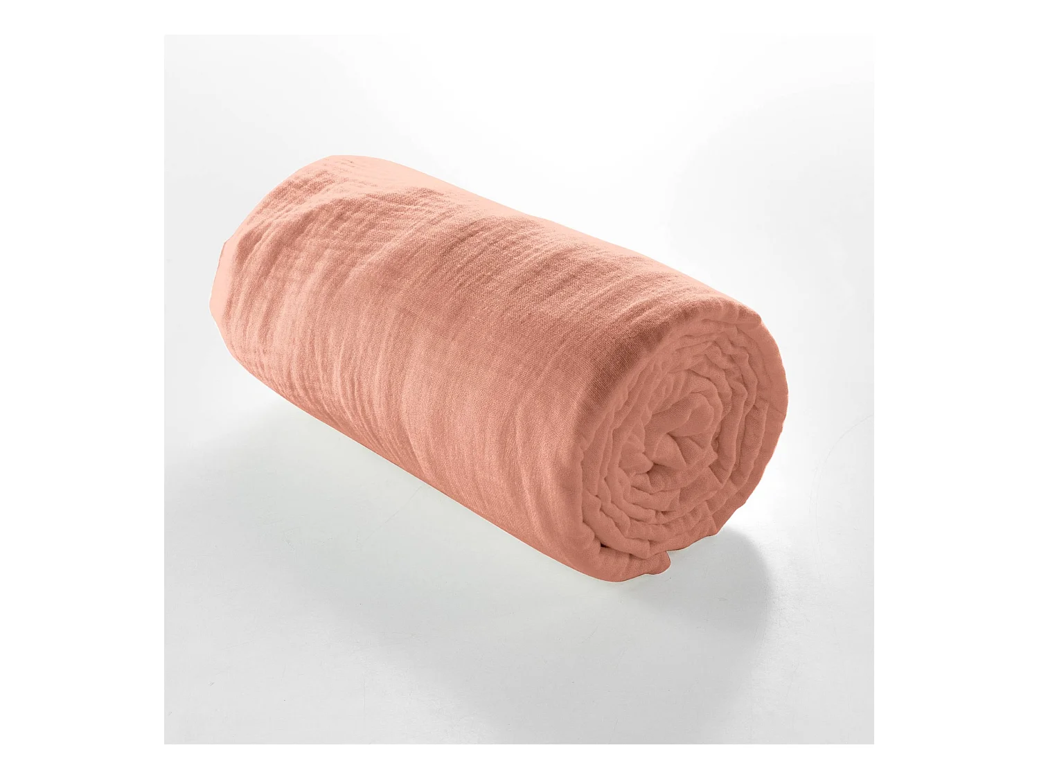 Hoeslaken Dubbele Gaze van Katoen Angelia 160x200 Roze - Zachtheid en Elegantie voor Aangename Nachten