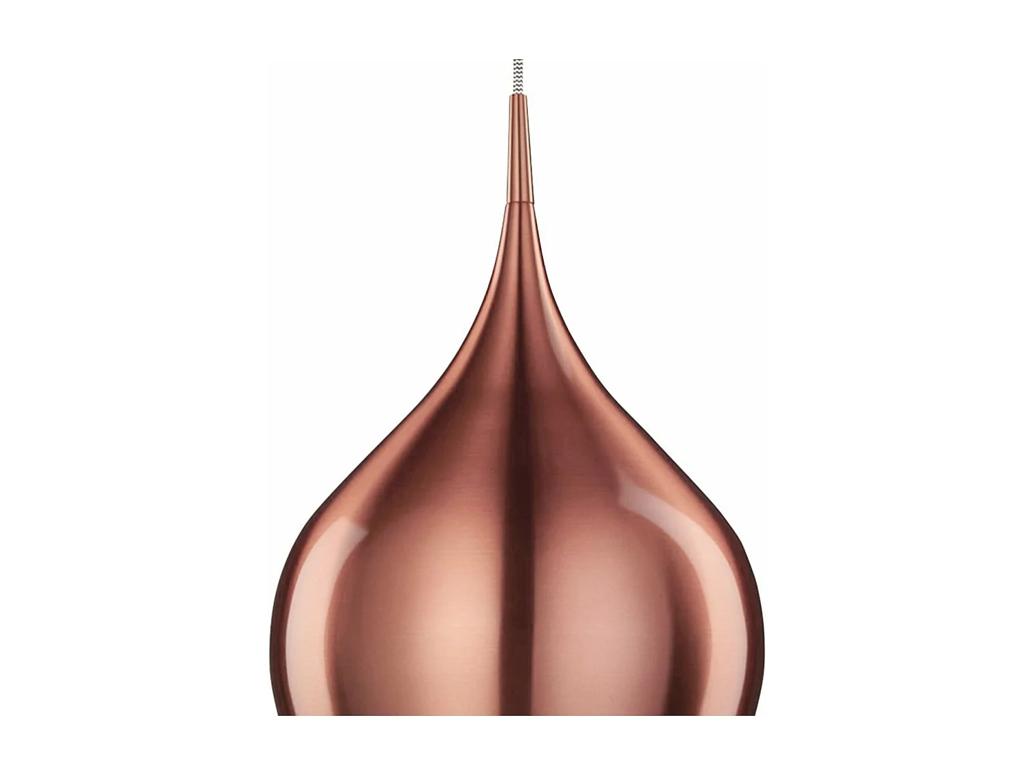 Searchlight Vibrant - Sospensione a soffitto a 1 luce grande cupola rame, E27