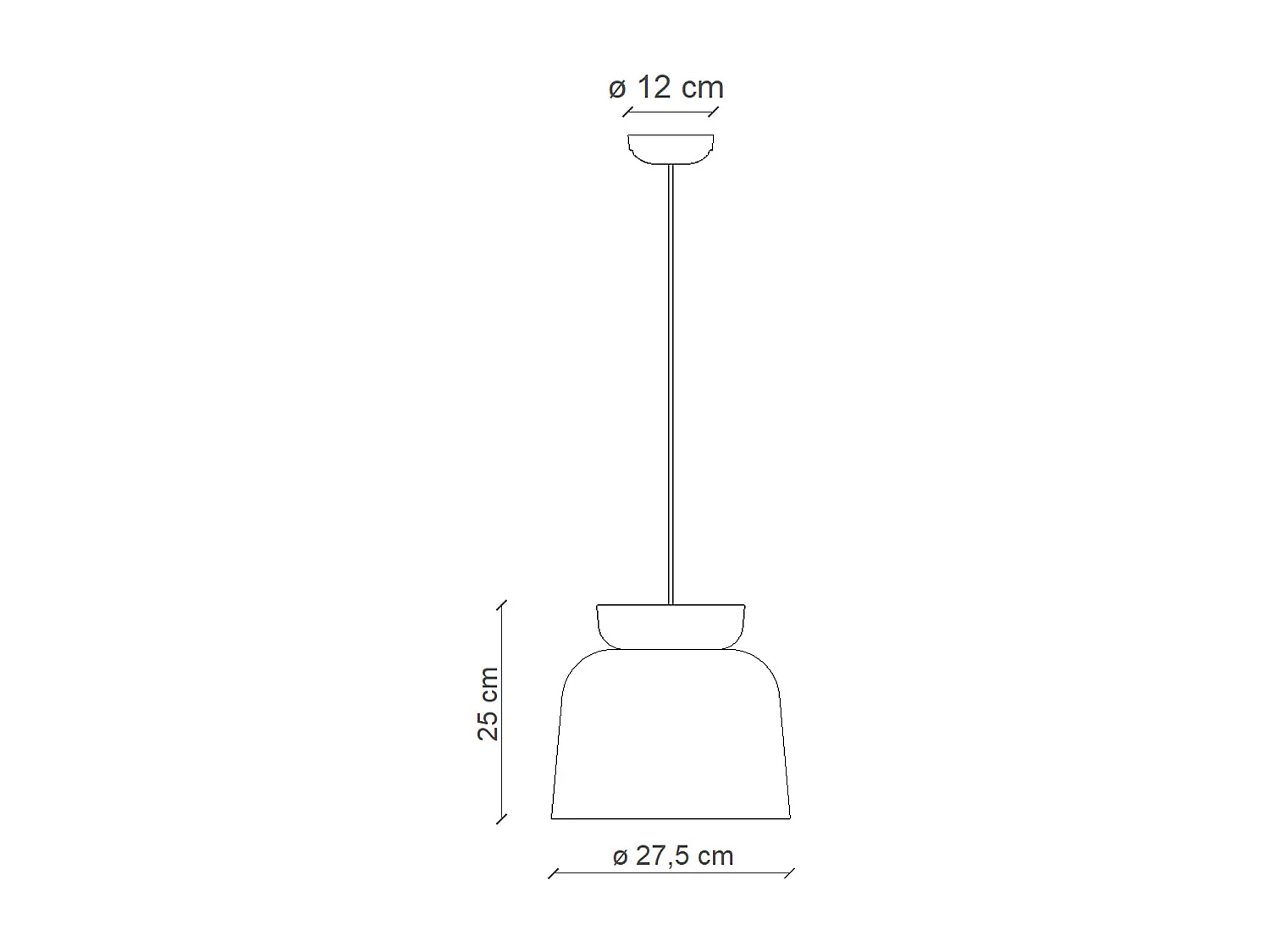 Sospensione Vintage Grande Decò Corcovado Ceramica Gialla E Azzurra E27