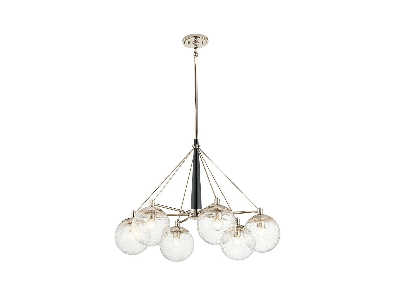 Marilyn Kichler Lustre à 6 Lumières Nickel Poli