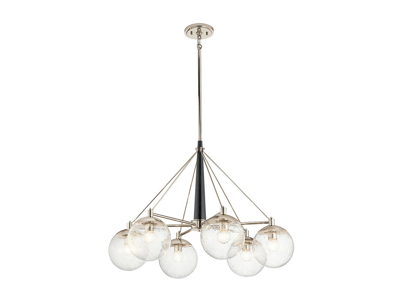Marilyn Kichler Lustre à 6 Lumières Nickel Poli