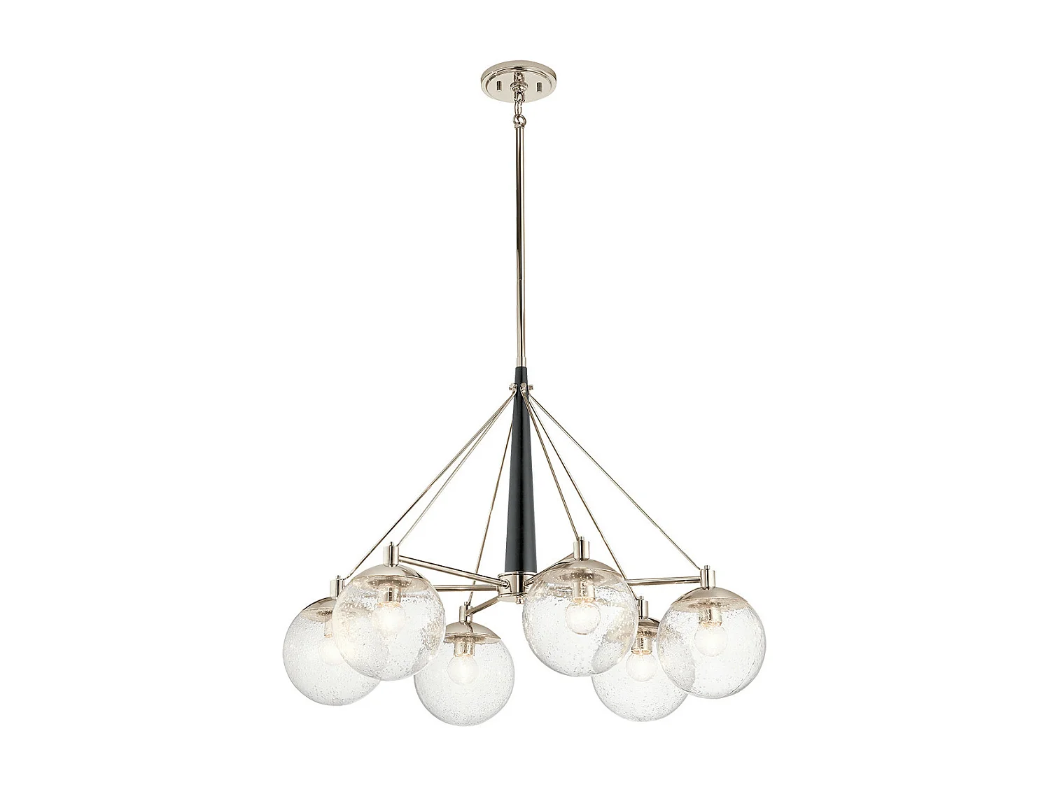 Marilyn Kichler Lustre à 6 Lumières Nickel Poli