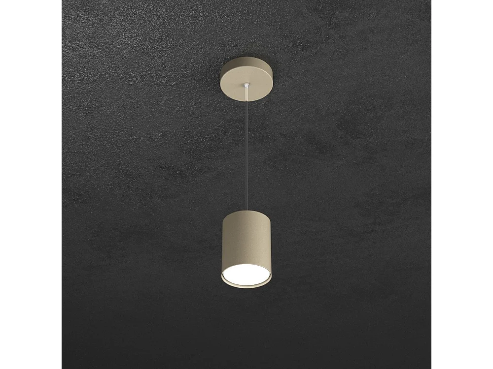 Shape Sospensione Tubo H.10 1 Luce Sabbia