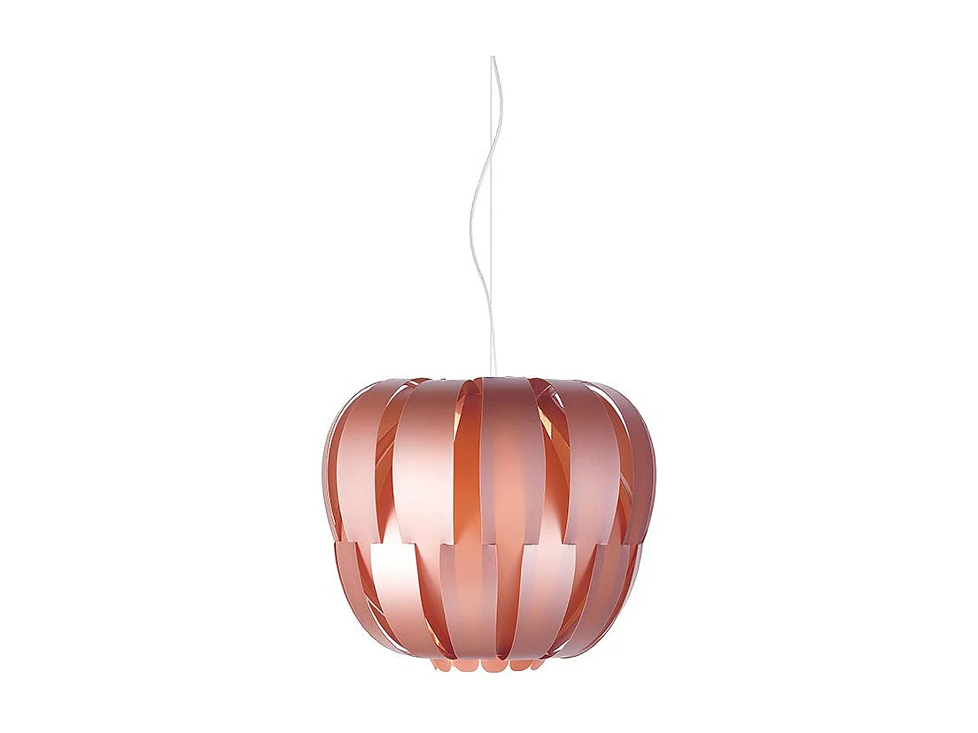 Lampadario Moderno Queen Polilux ® Pink Metal E Metallo Cromo 3 Luci E27
