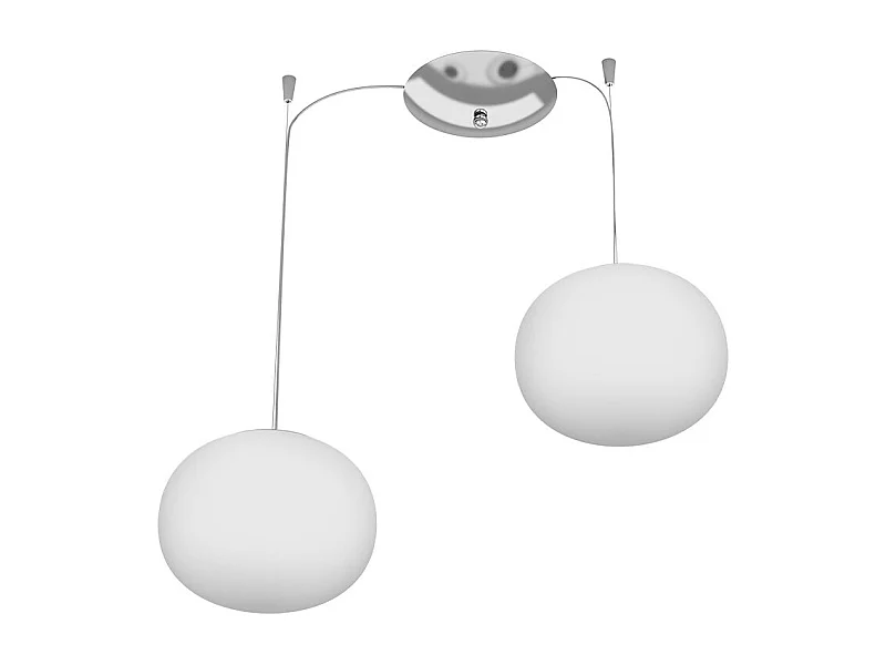 Soft Sospensione D.18 Cm. 2 Luci