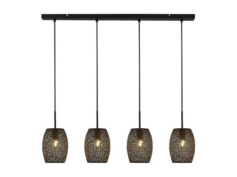 Searchlight Laser4 ljusstångshänge, svart och guld