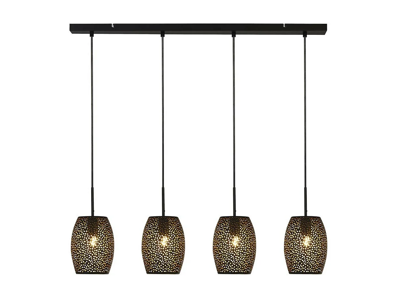 Searchlight Laser4 ljusstångshänge, svart och guld