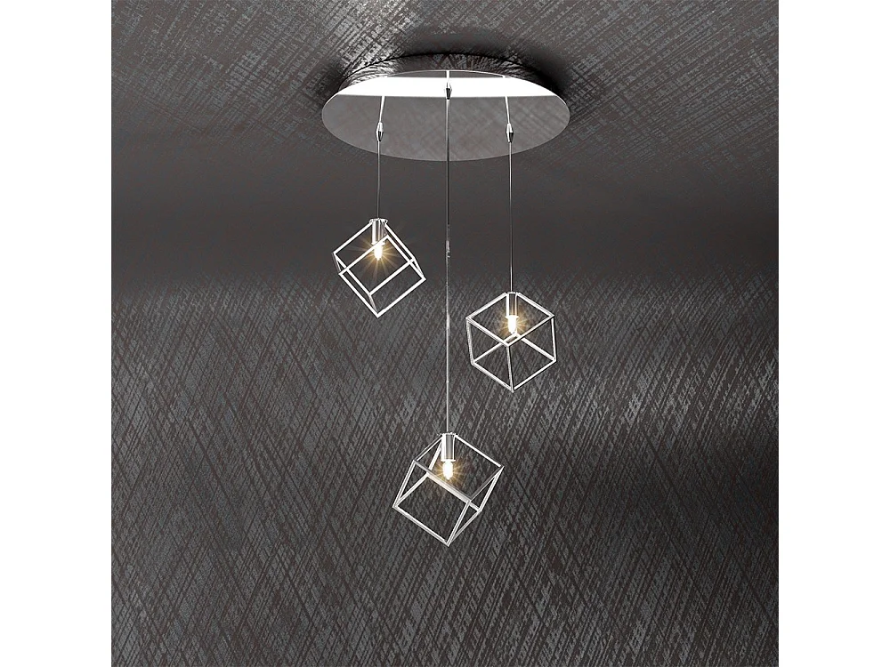 Frame Sospensione Tonda 3 Luci