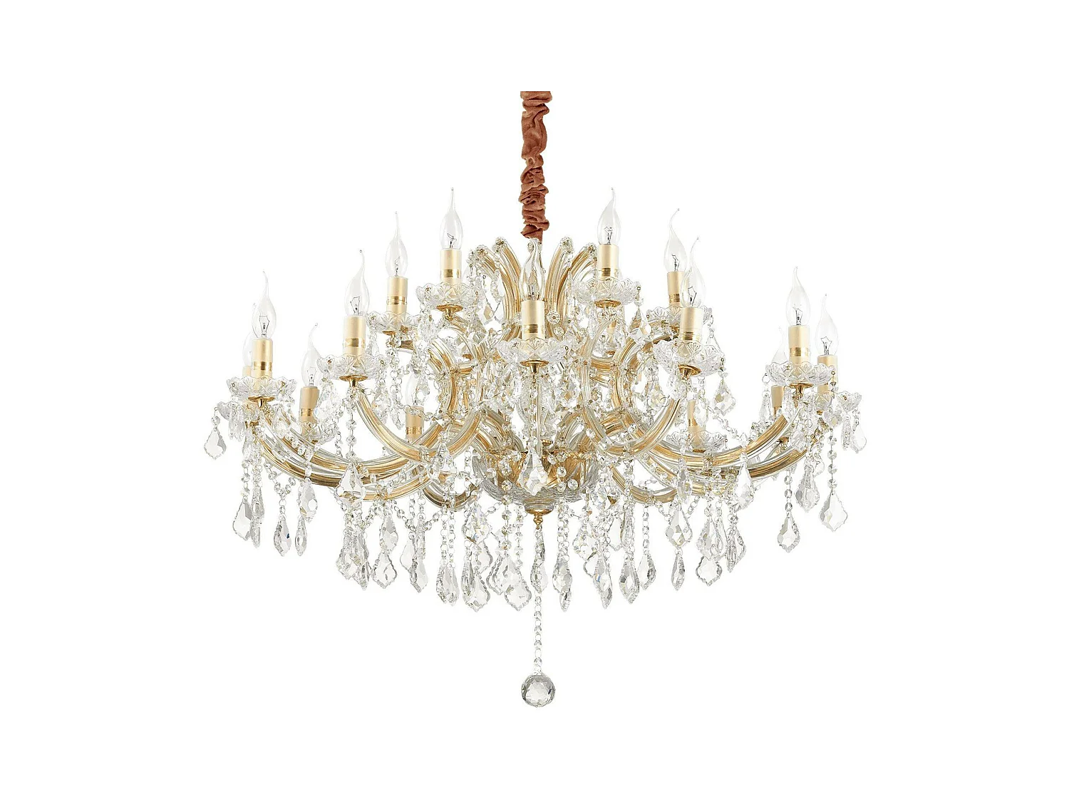 Ideal Lux Napoleon Luminaire suspendu doré