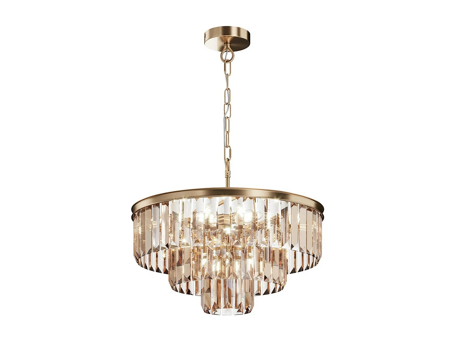 Maytoni Revero Plafoniera a sospensione classica a 7 luci oro E14