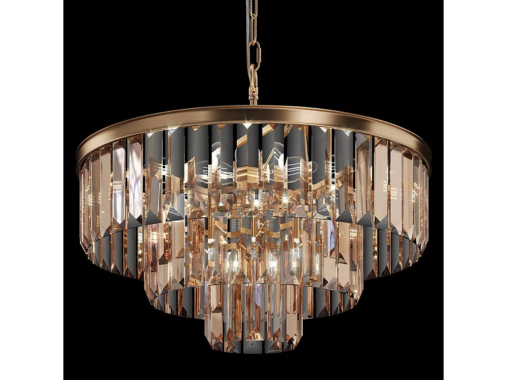 Maytoni Revero Plafoniera a sospensione classica a 7 luci oro E14