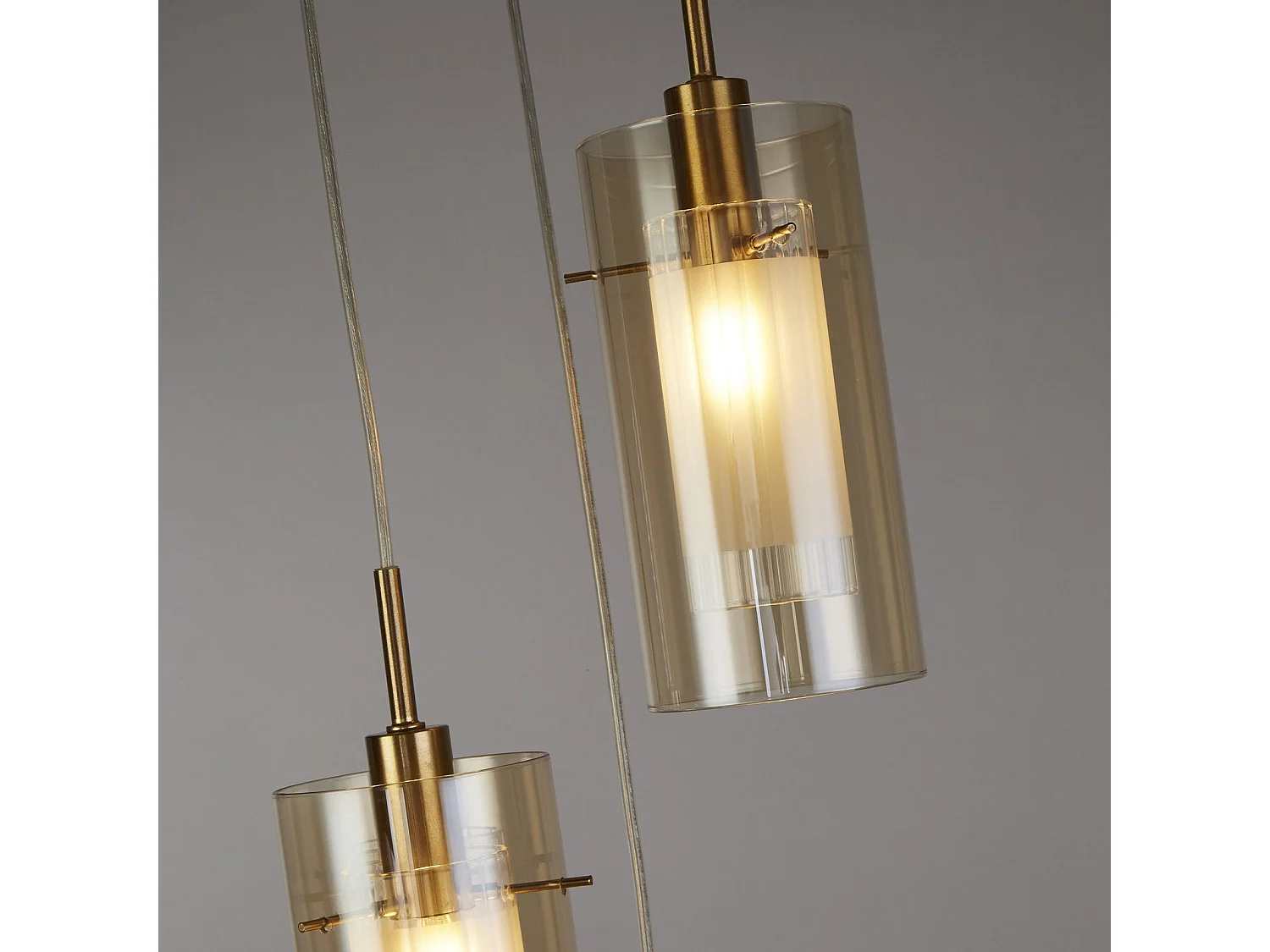 Searchlight Duo II Duo III 3 Light Multi, Drop Bronze, Copa de champán