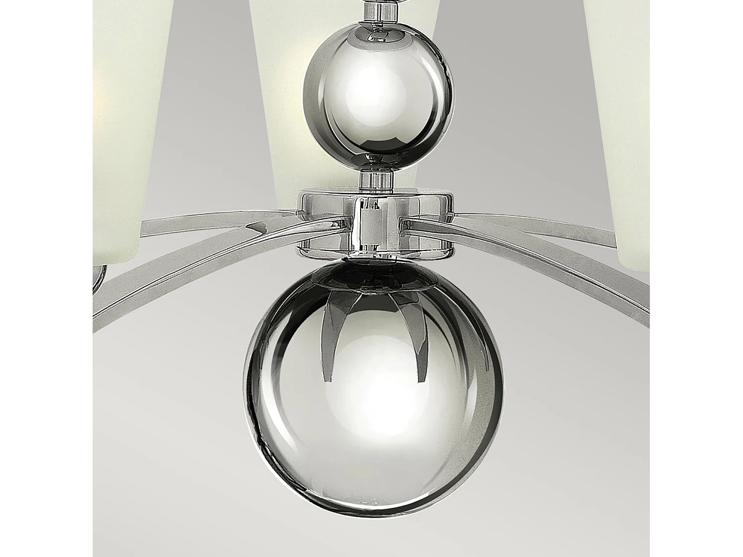 Elstead Zelda - Lampadario a 5 luci multibraccio finitura nichel lucido, attacco E27