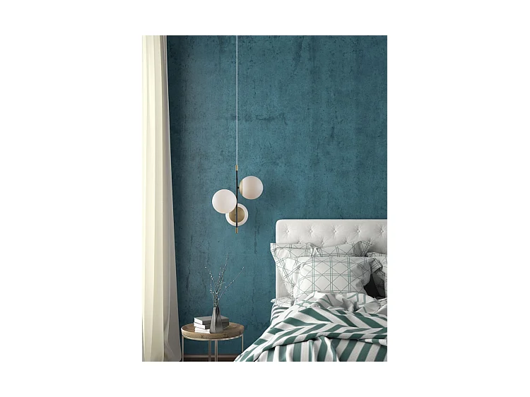 Nostalgia Plafonnier Globe doré mat, 3 lumières, E14
