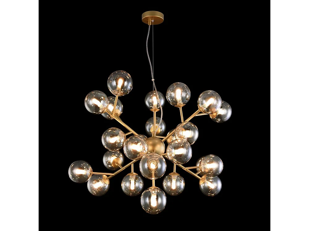 Dallas Plafonnier doré, 24 lumières, G9