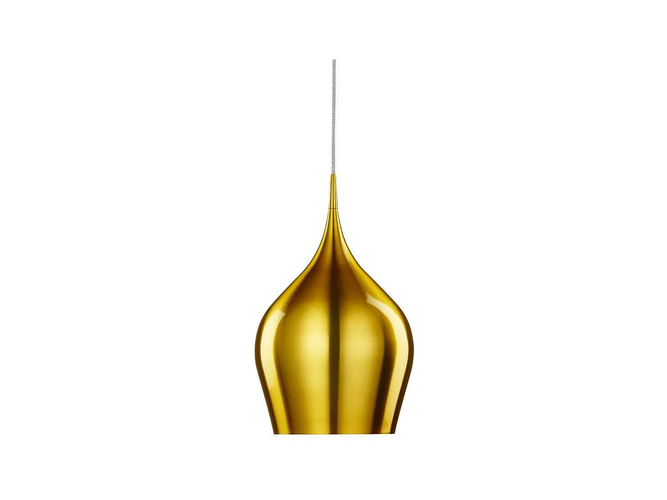 Searchlight Vibrant 1 ljus stor kupol takhnge guld, E27