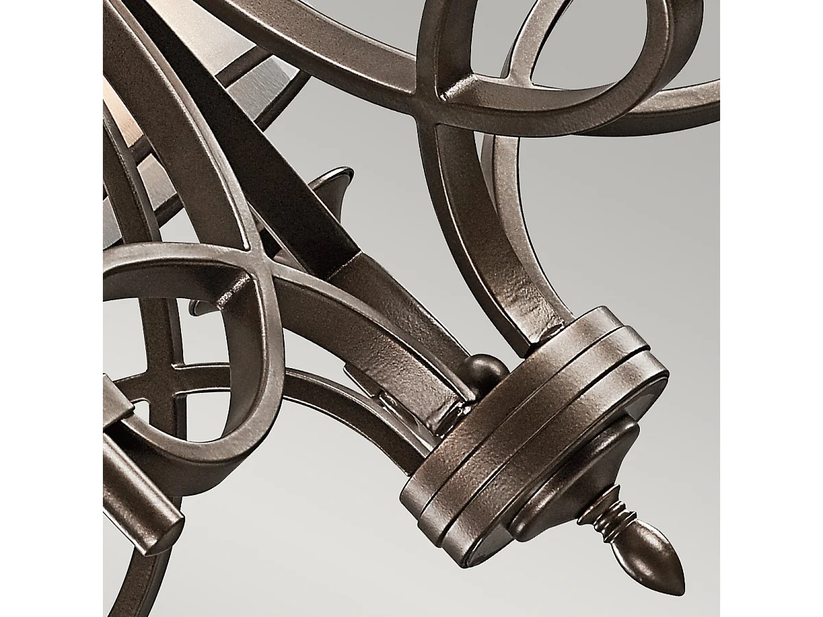 Elstead Lacey 5 ljus multiarm ljuskrona bronsfinish, E14