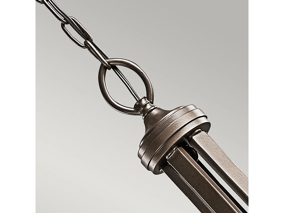 Elstead Lacey - Lampadario a 5 luci multibraccio finitura bronzo, attacco E14