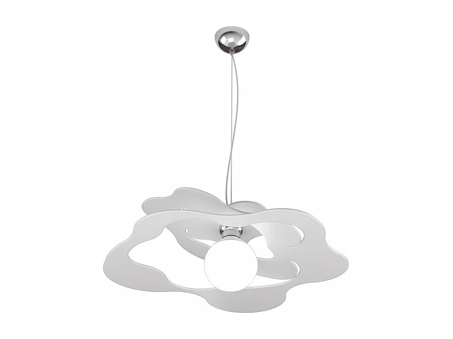 Ripples Sospensione D.50 Cm. 1 Luce Bianco