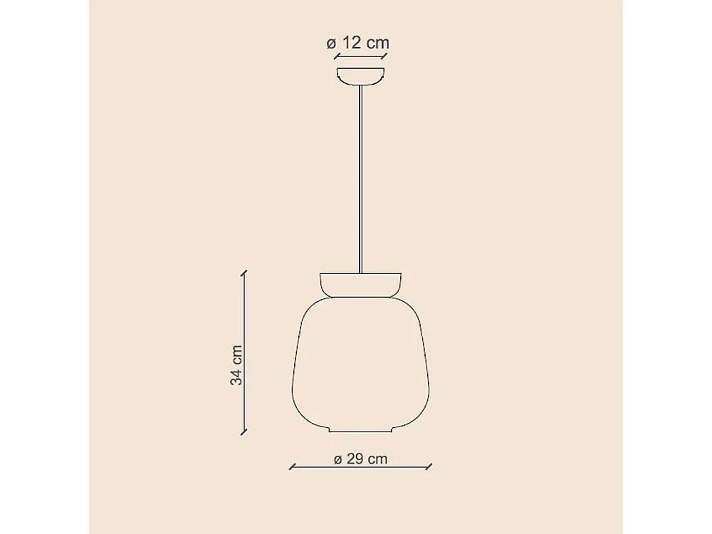 Sospensione Vintage Piccola Decò Corcovado Ceramica-Vetro Verde-Giallo E27