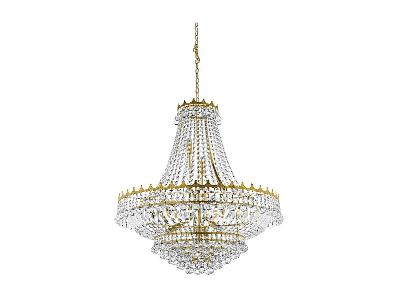 Searchlicht Versailles - 13 licht Kronleuchter Gold Finish, E14