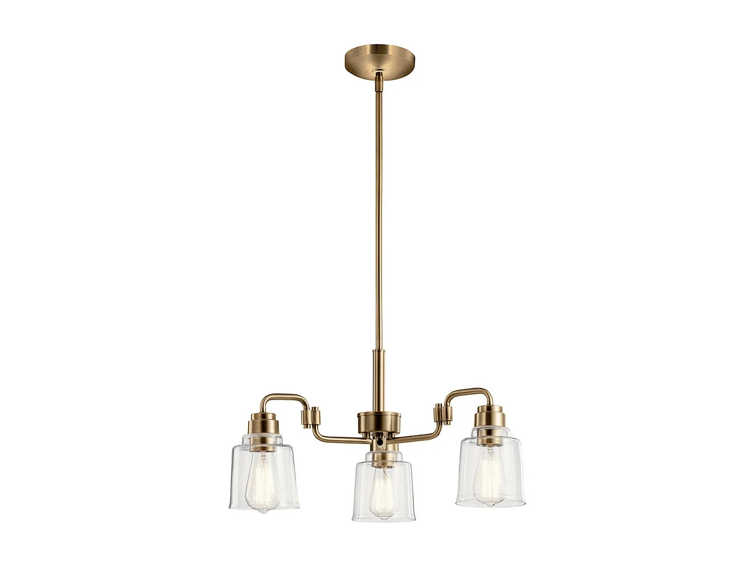 Elstead Kichler Aivian Plafoniera a sospensione a braccio multiplo in ottone stagionato