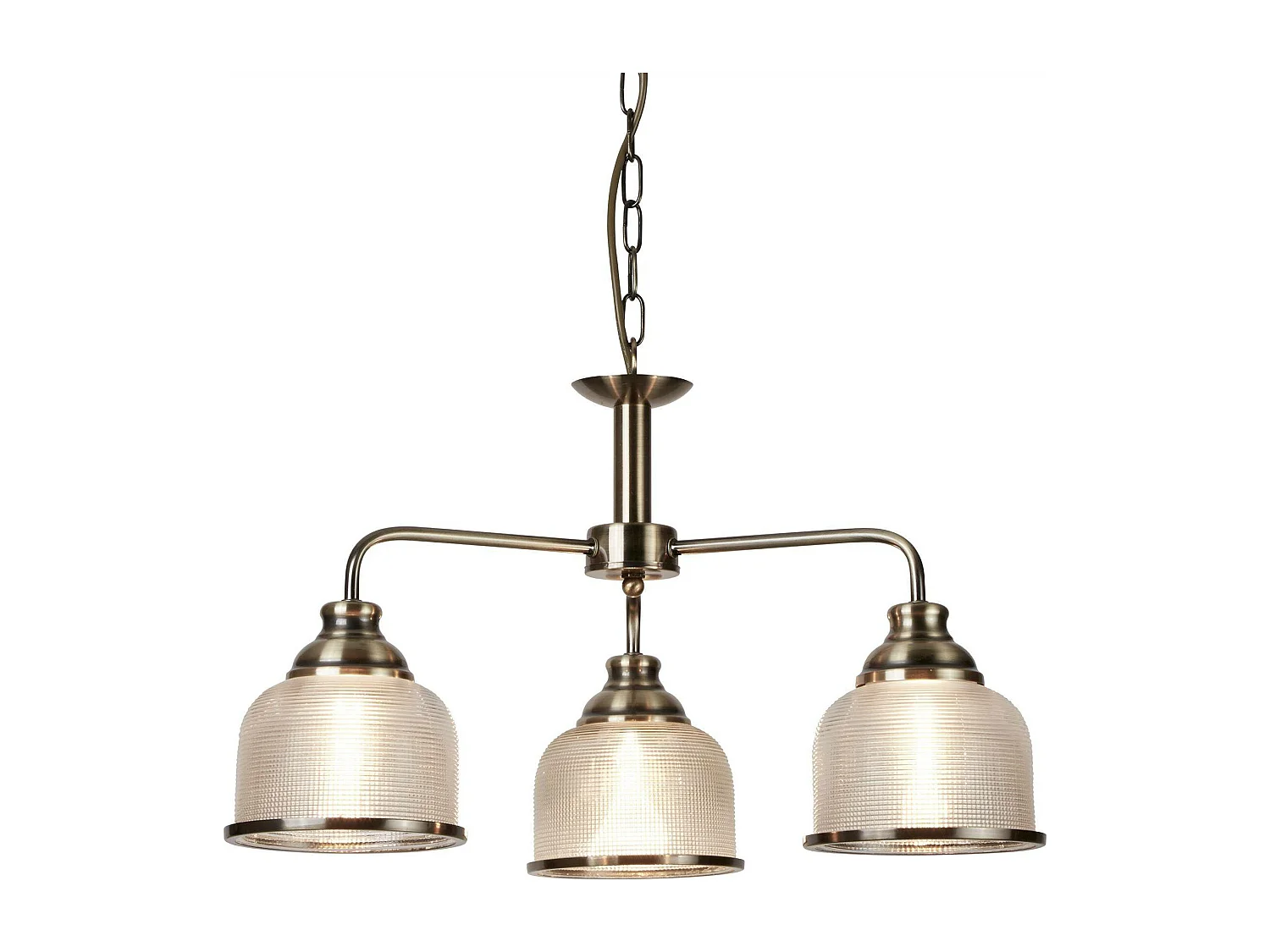 Searchlight Bistro 3 Ljus Multi Arm Takhnge Vit, Antik Mssing, E27