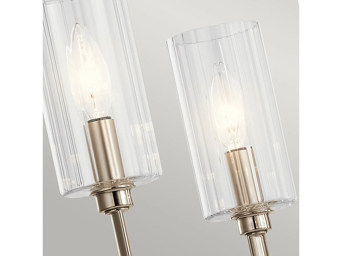 Elstead Kichler Kimrose Plafonnier suspendu à bras multiples nickel poli