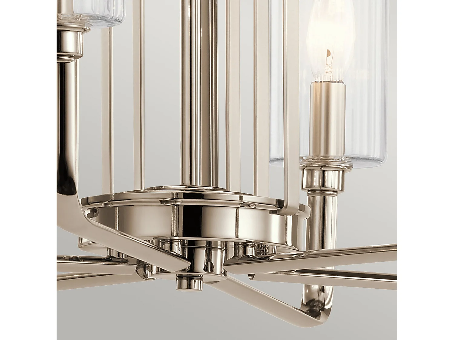 Elstead Kichler Kimrose Plafonnier suspendu à bras multiples nickel poli