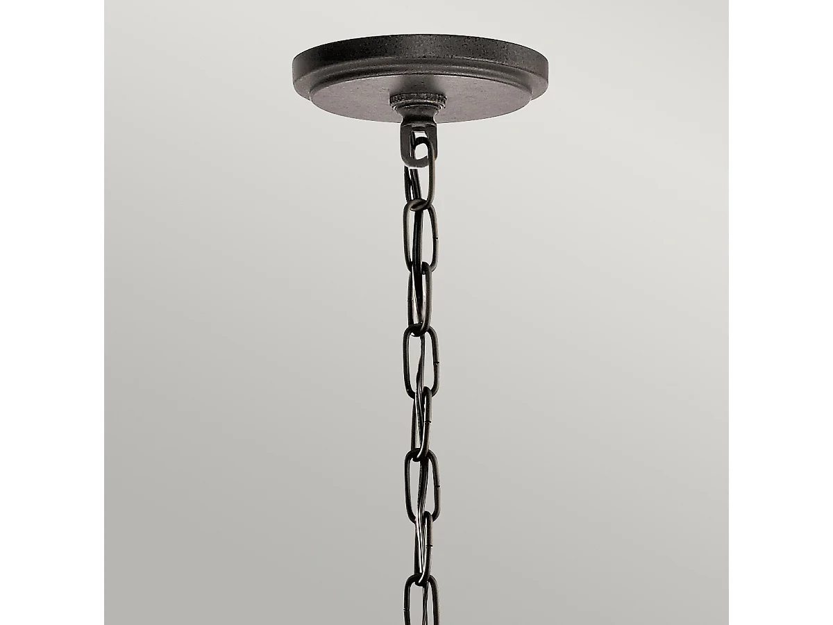 Elstead Ahrendale - Lampadario Multi Braccio 4 Luce Rete Finitura Ferro, E27