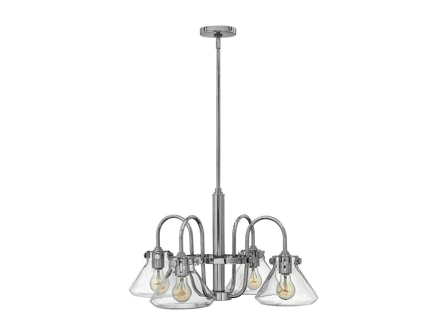 Elstead Congress - Multi Arm Kronleuchter Chrom Finish, E27