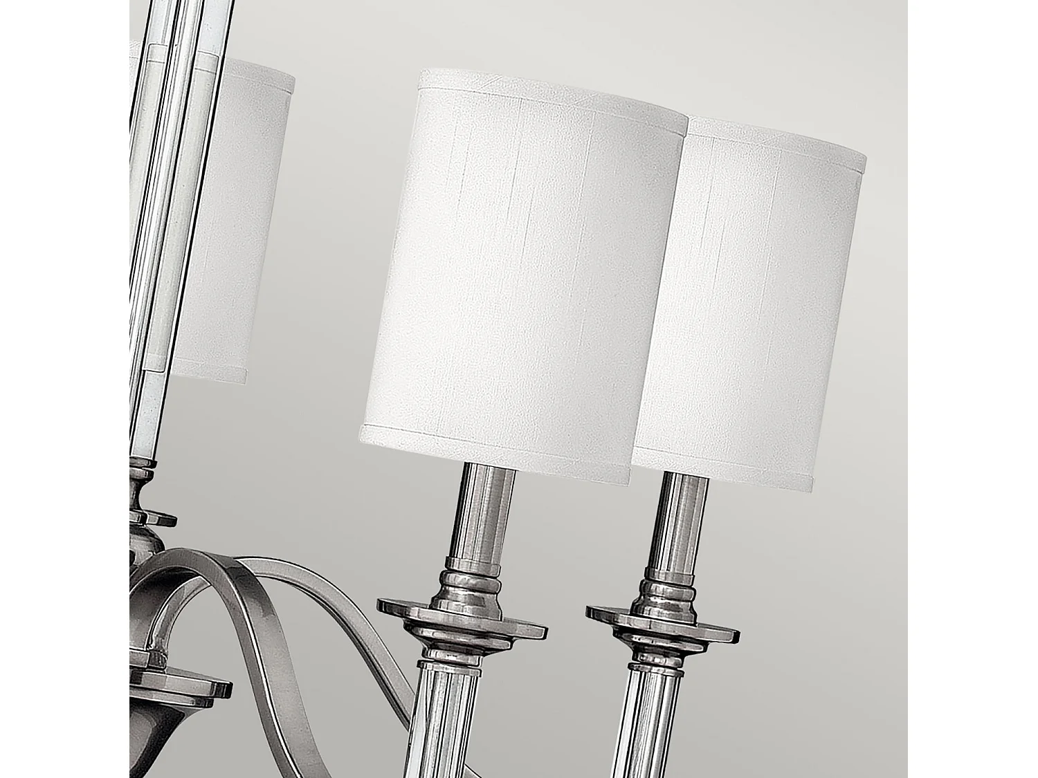 Elstead Sussex - Lampadario a 5 luci multibraccio finitura nichel spazzolato, E14