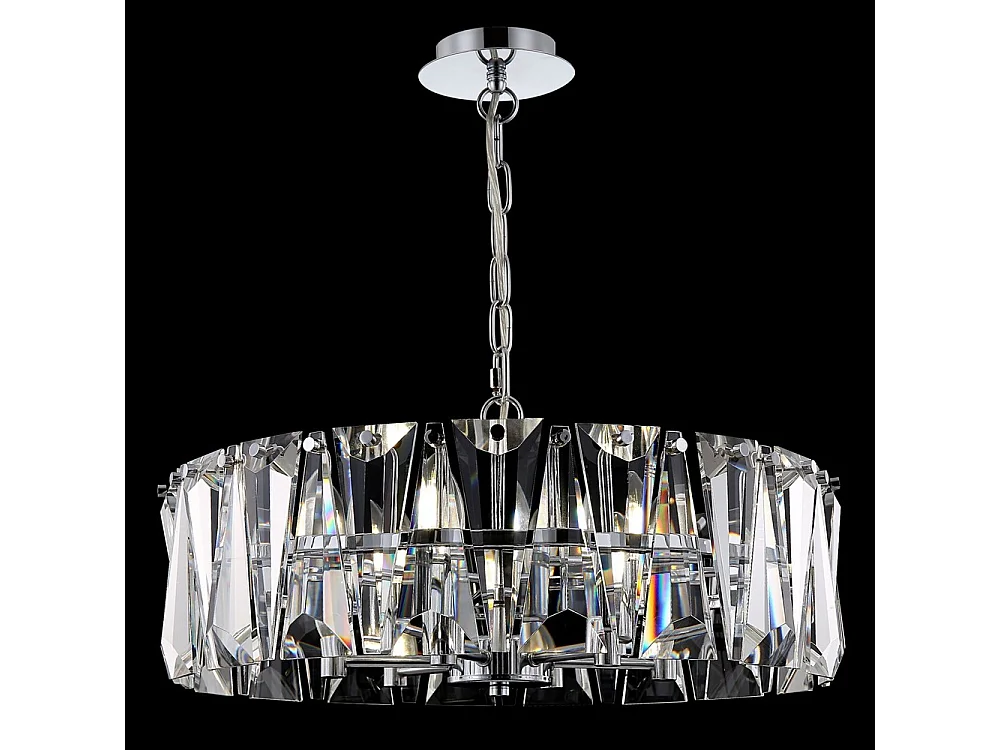 Puntes Lampada a Sospensione da Soffitto Cromata, 6 Luci, E14