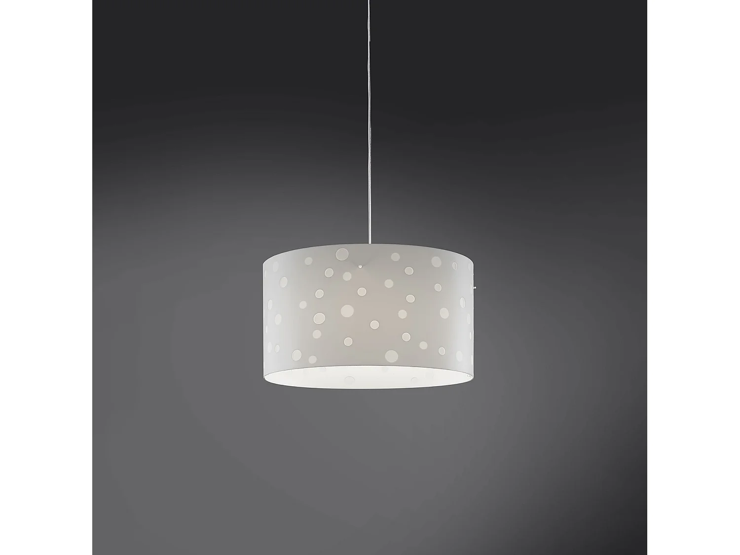 Lampadario Moderno Pois Polilux ® Bianco Materie Plastiche 3 Luci E27