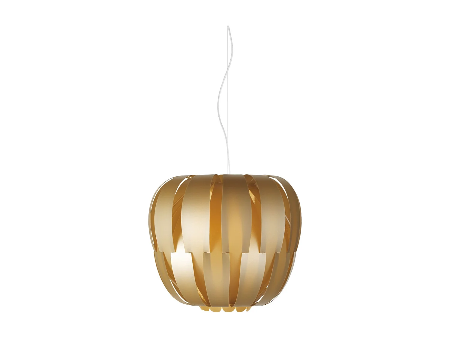 Sospensione Moderna Queen Polilux ® New Gold E Metallo Cromo 1 Luce E14