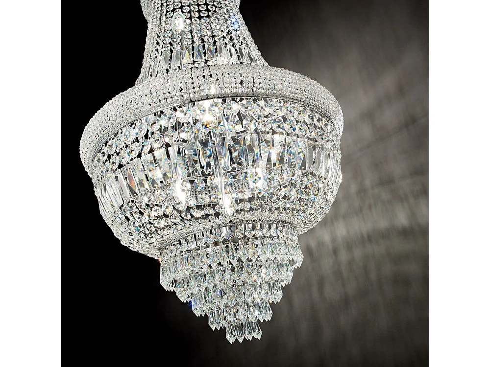 Ideal Lux Dubai - Licht Pendelleuchte Chrom, E14