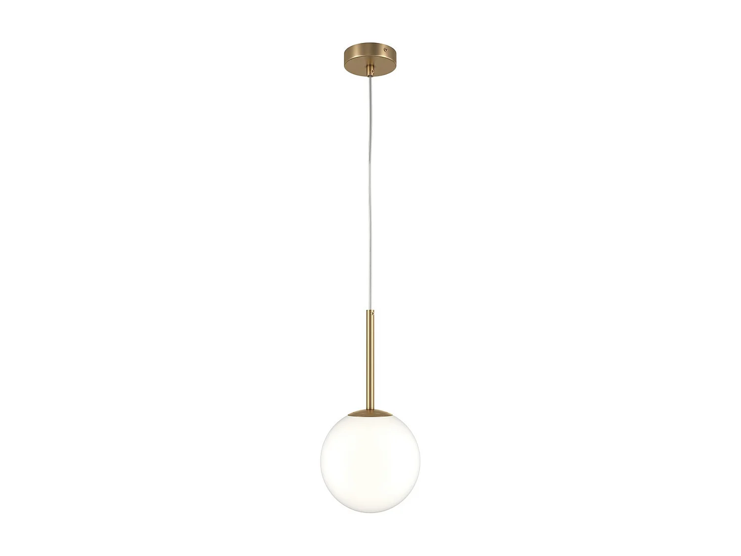 Maytoni Basic form Maytoni Basic Form Medium Modern Globe Pendel-Deckenleuchte Gold E14