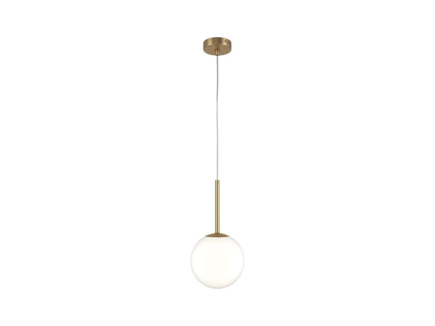 Maytoni Basic form Maytoni Basic Form Medium Modern Globe Suspension Plafonnier Doré E14