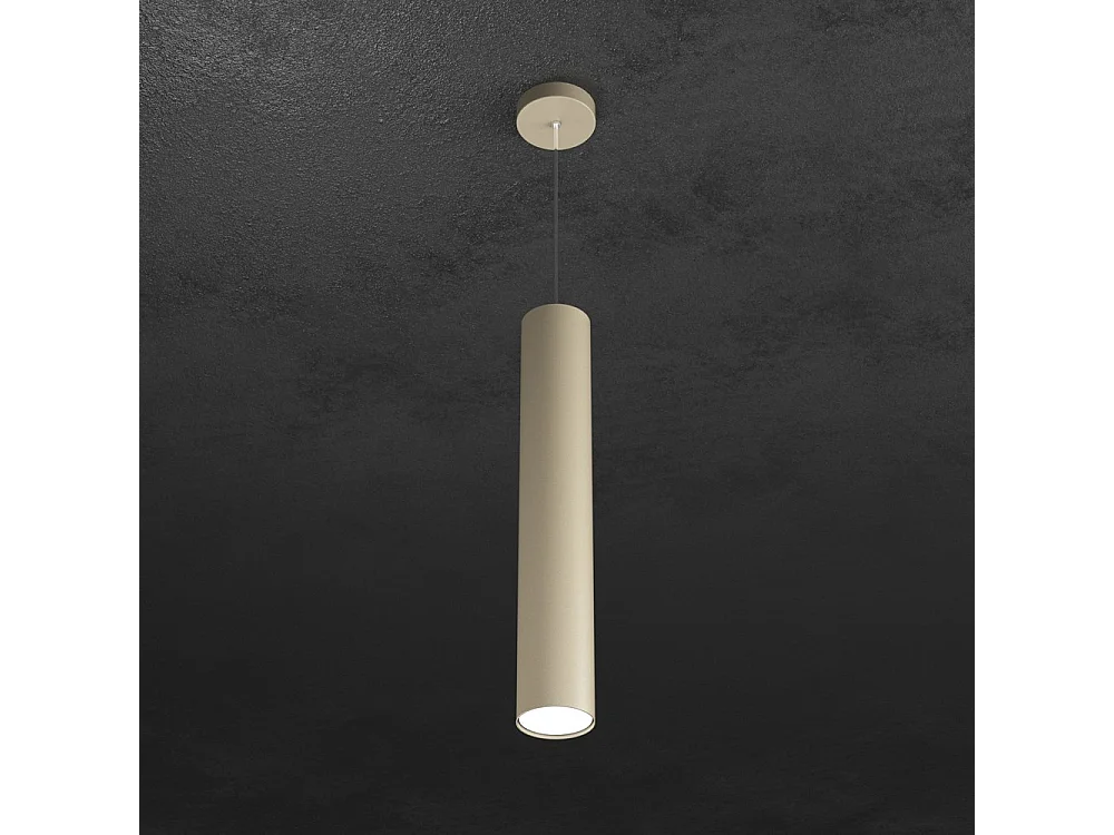 Shape Sospensione Tubo H.50 1 Luce Sabbia