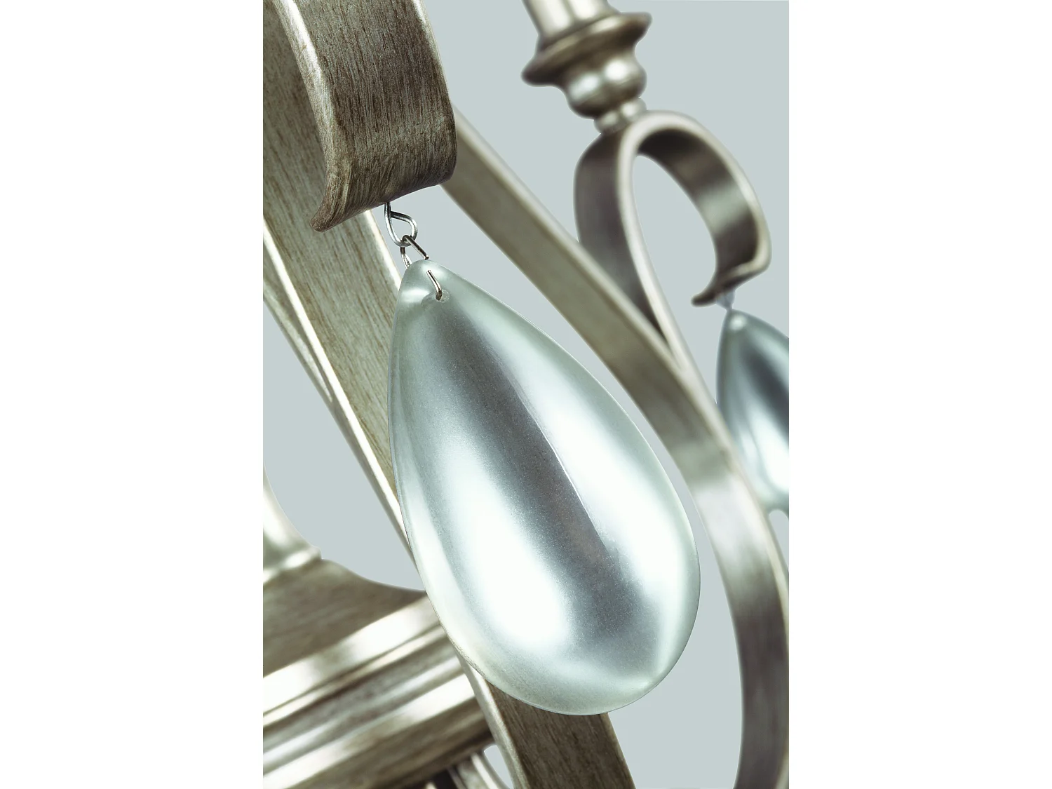 Elstead Dewitt - 5 licht Kronleuchter Silver Finish, E14