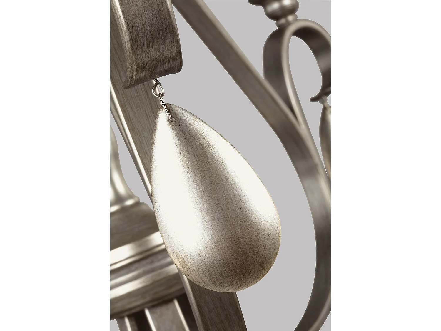 Elstead Dewitt - 5 licht Kronleuchter Silver Finish, E14