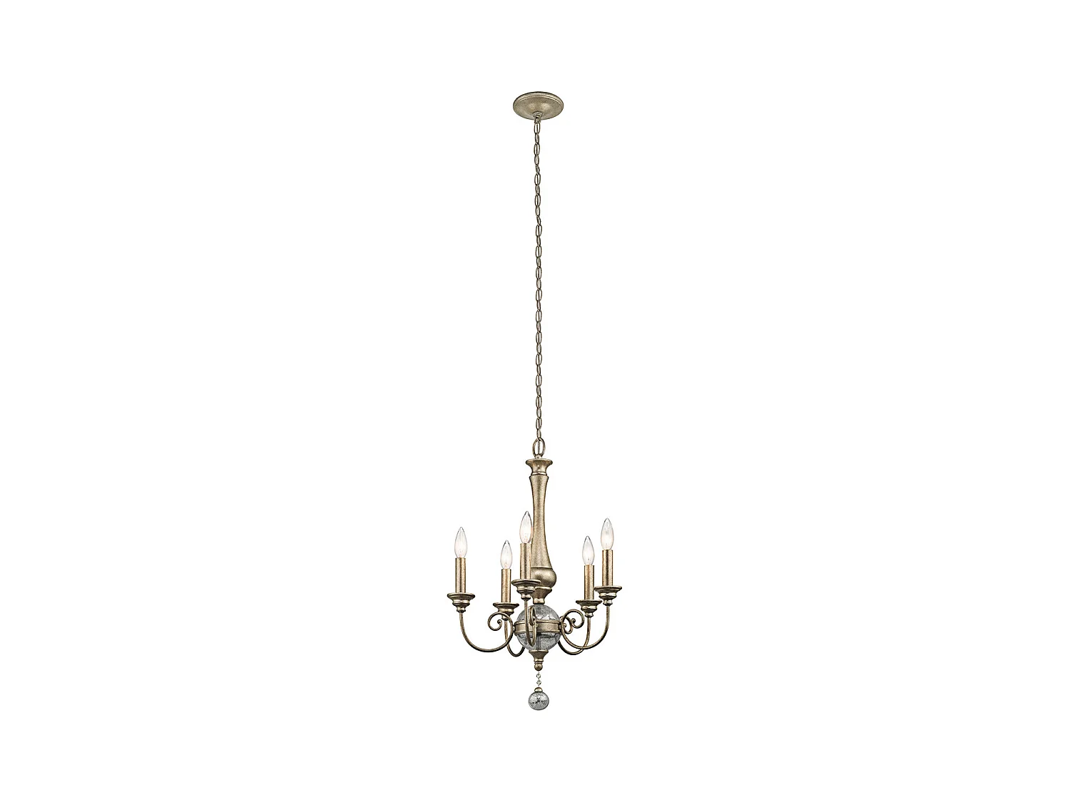 Elstead Rosalie Lustre à 5 ampoules au fini doré, E14