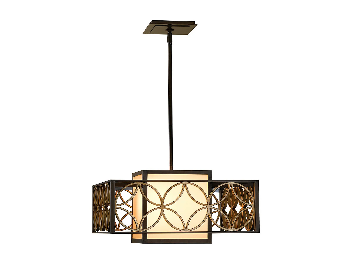 Elstead Remy - 1 Luce Soffitto Pendente Bar Oro, Bronzo, E27