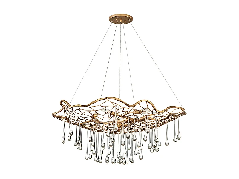 Laguna Lisa McDennon by Hinkley Lampada a Sospensione a 6 Luci in Oro Brunito