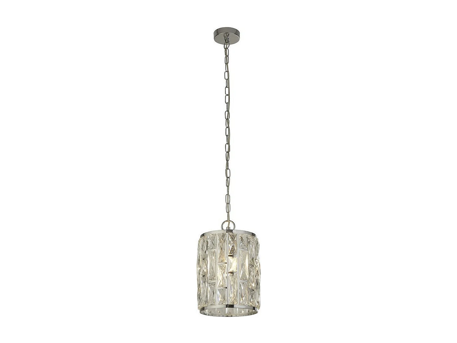 Searchlight BIJOU 1 ljus krom takhnge med kristallglas