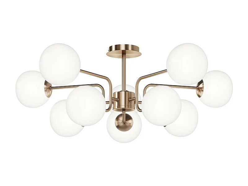 Maytoni Erich Lámpara de Techo Moderna Globo 10 Luces Latón E14